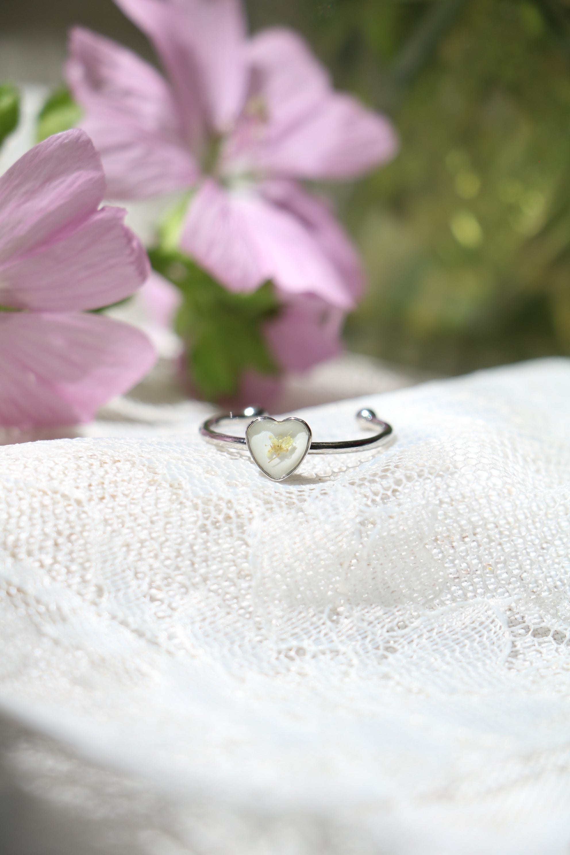 Meadowsweet Heart Ring