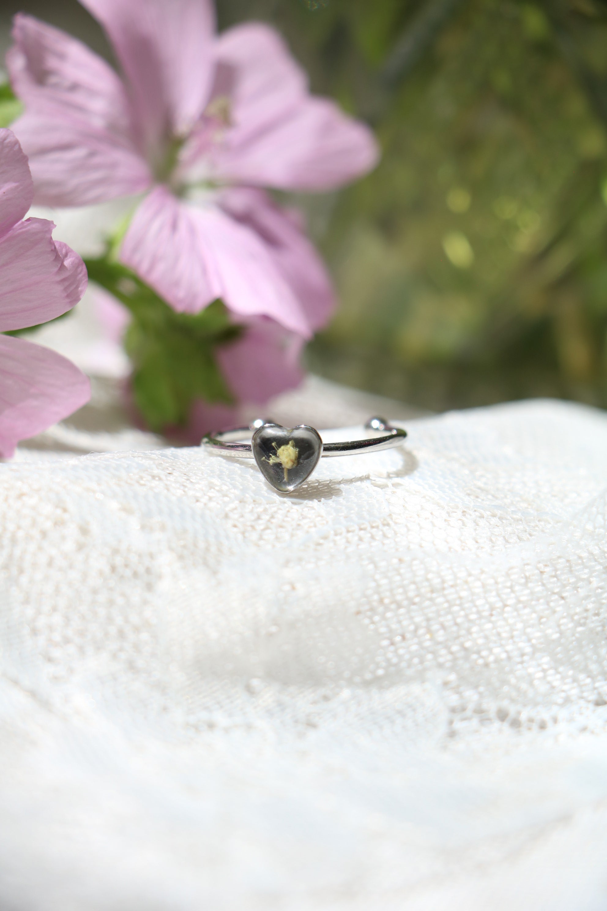 Meadowsweet Heart Ring