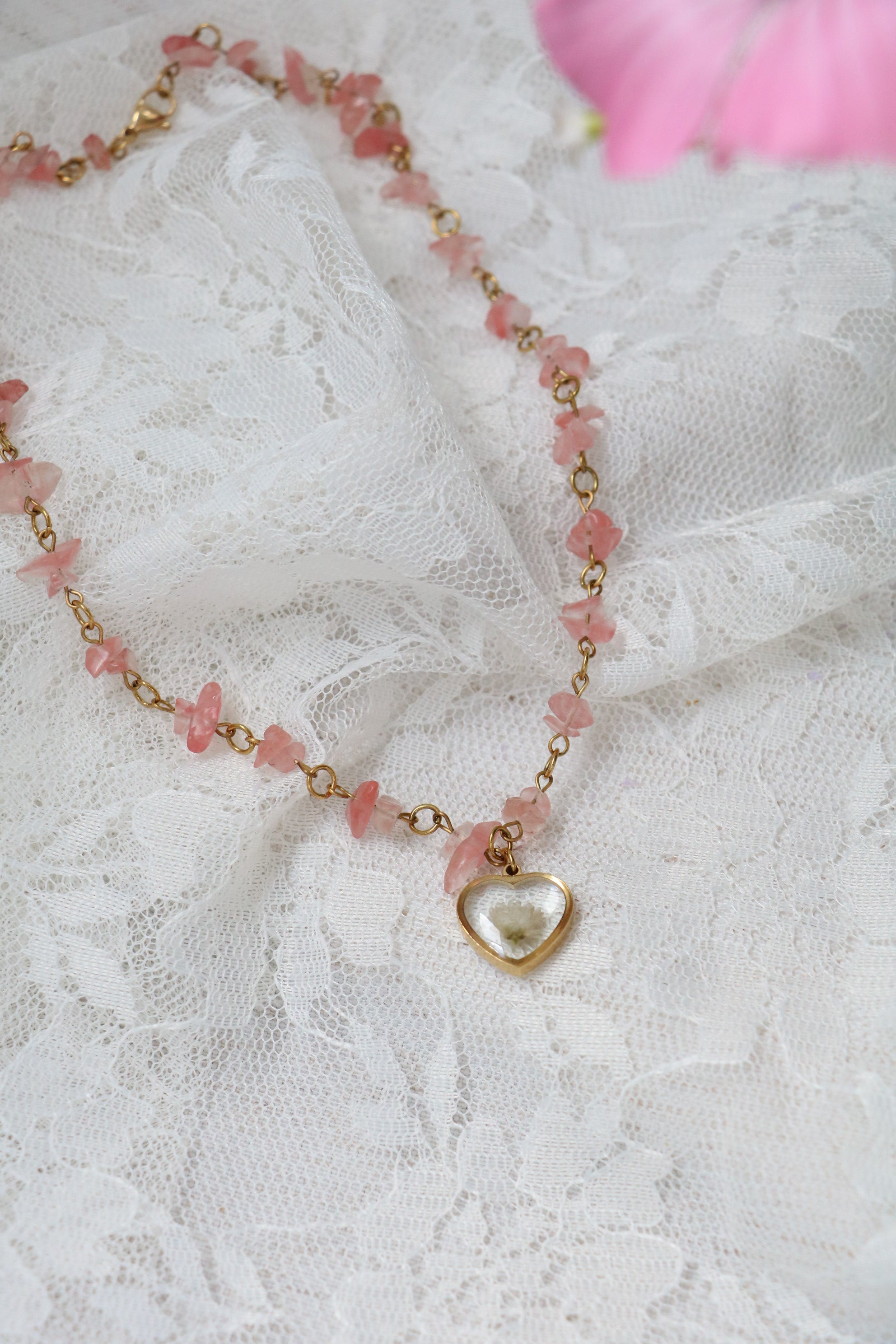 Heart of Quartz Necklace