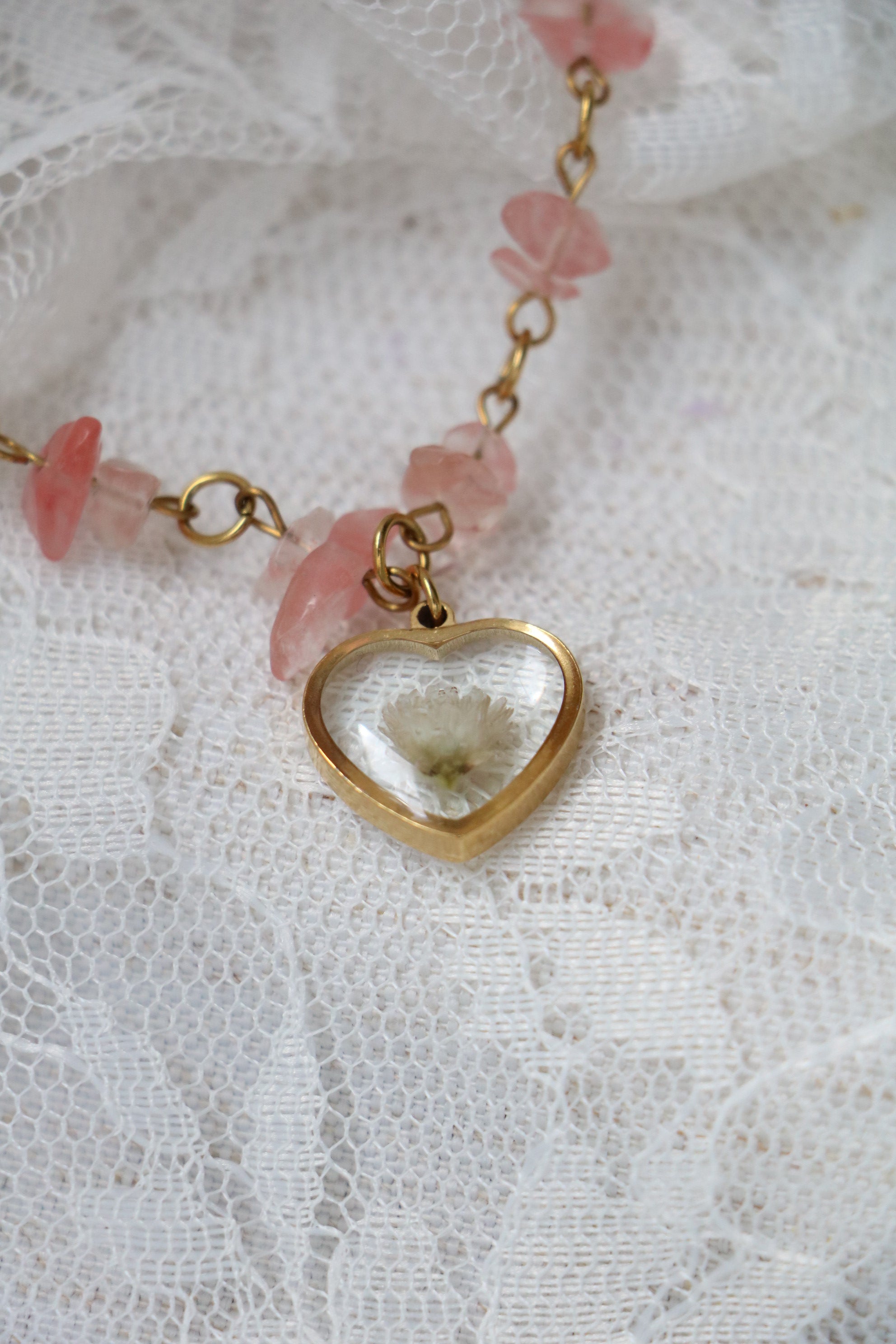 Heart of Quartz Necklace