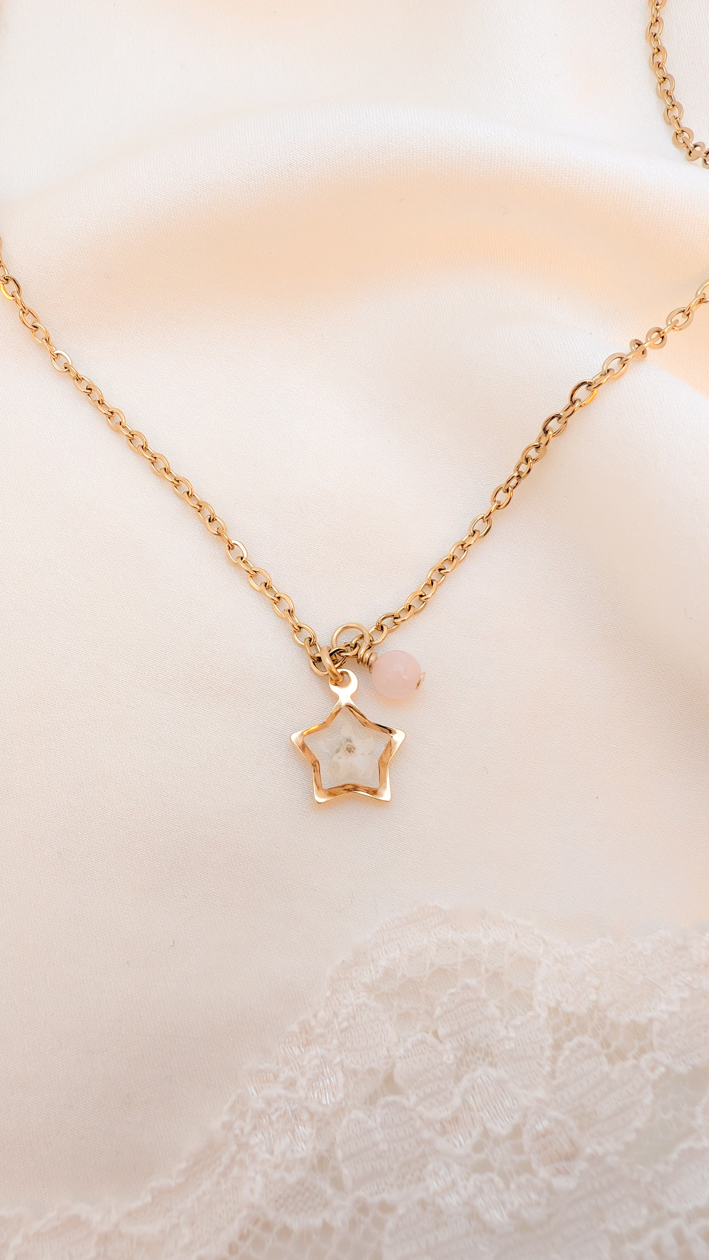 Forget-Me-Not Necklace - Gold