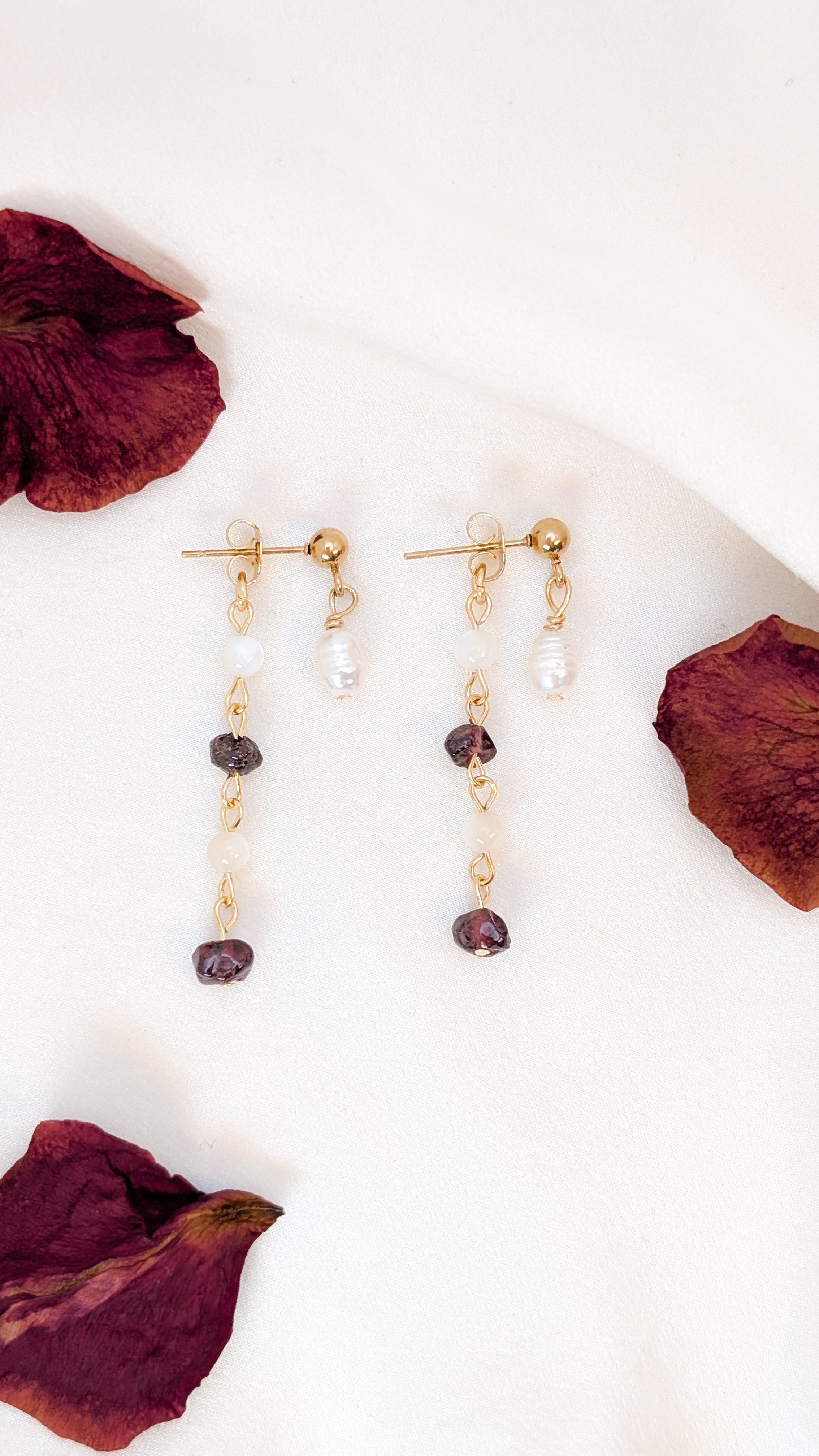 Pearls of Love Earrings