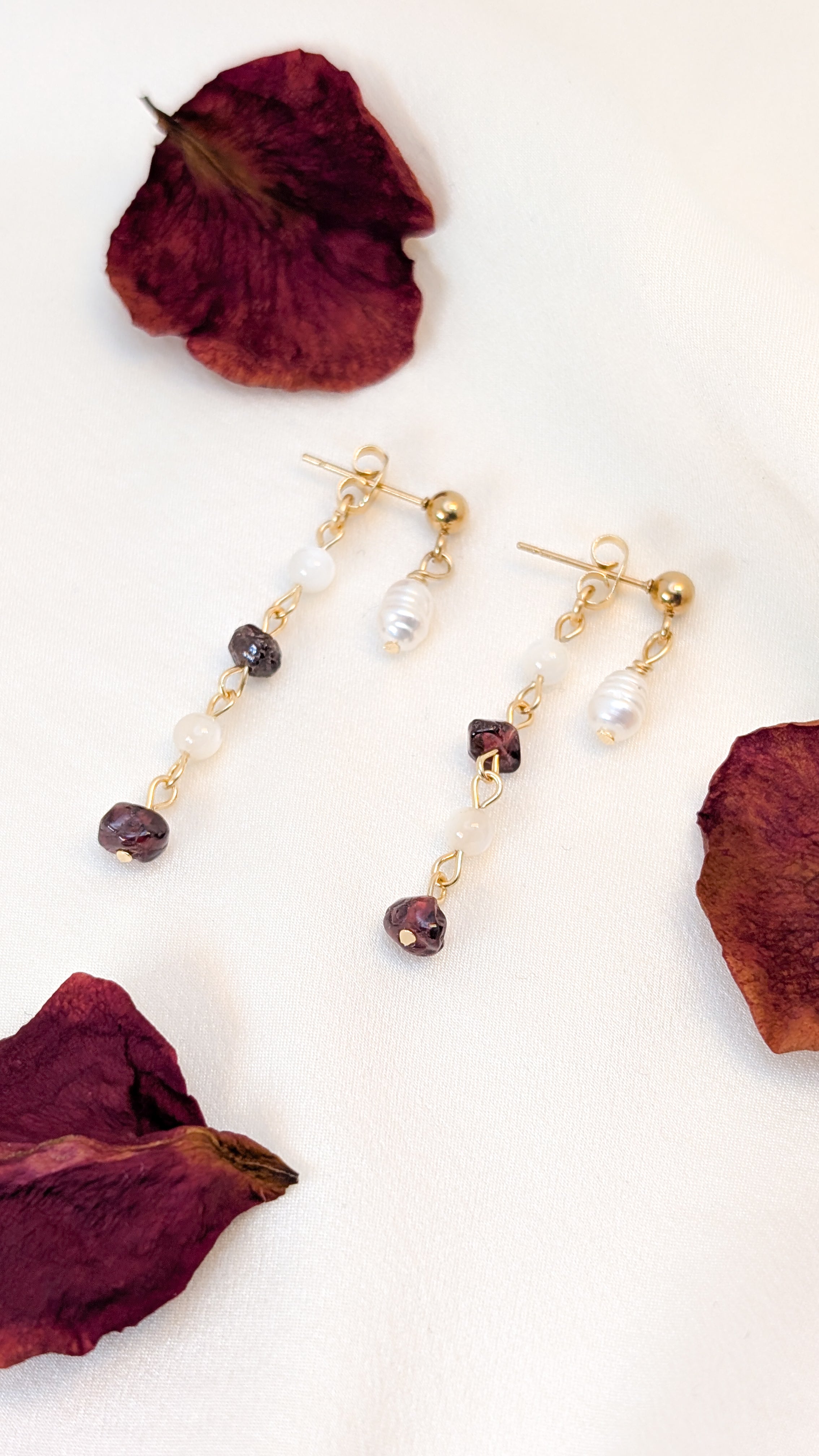 Pearls of Love Earrings