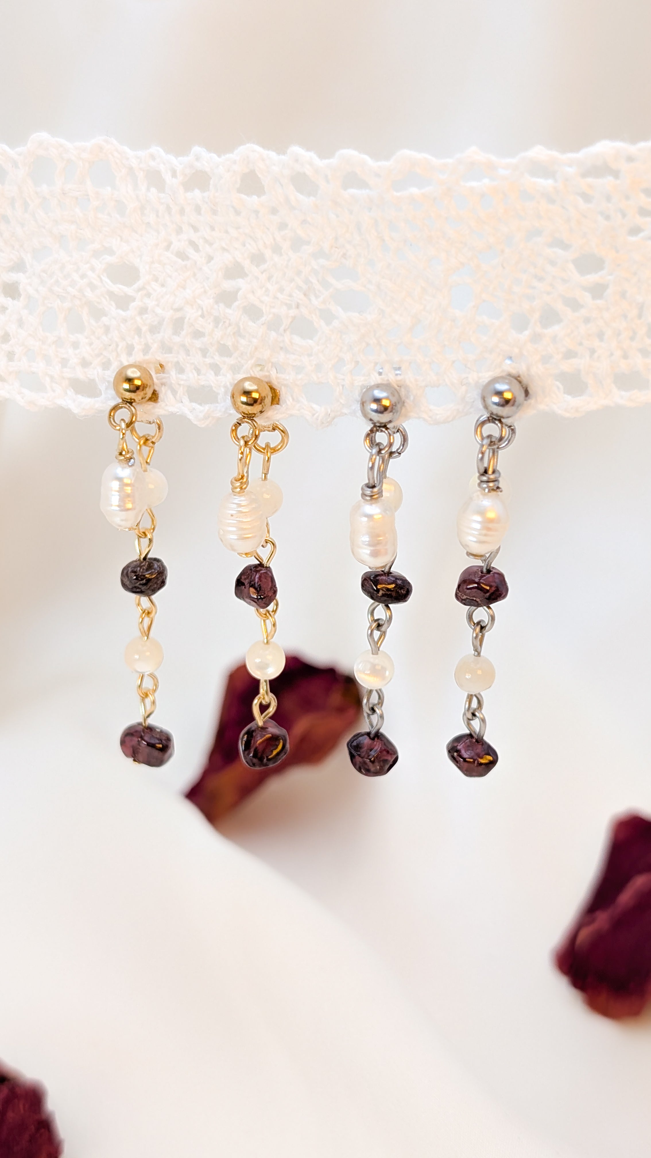 Pearls of Love Earrings