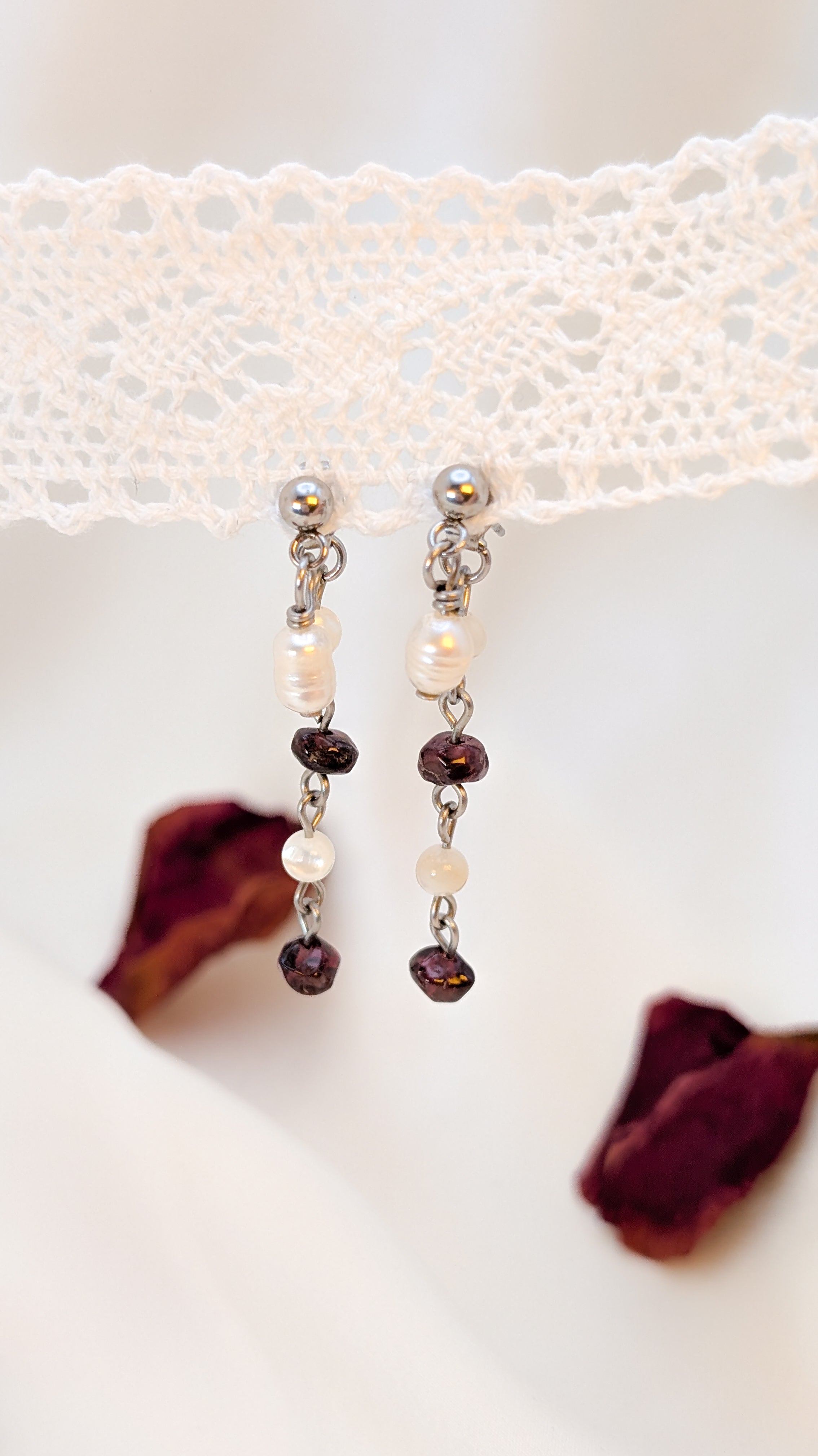 Pearls of Love Earrings