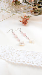 Pink Shell Earrings