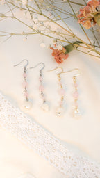 Pink Shell Earrings