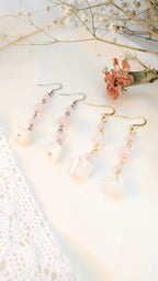 Pink Shell Earrings