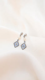 Forget-me-not earrings - Silver
