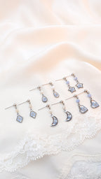 Forget-me-not earrings - Silver