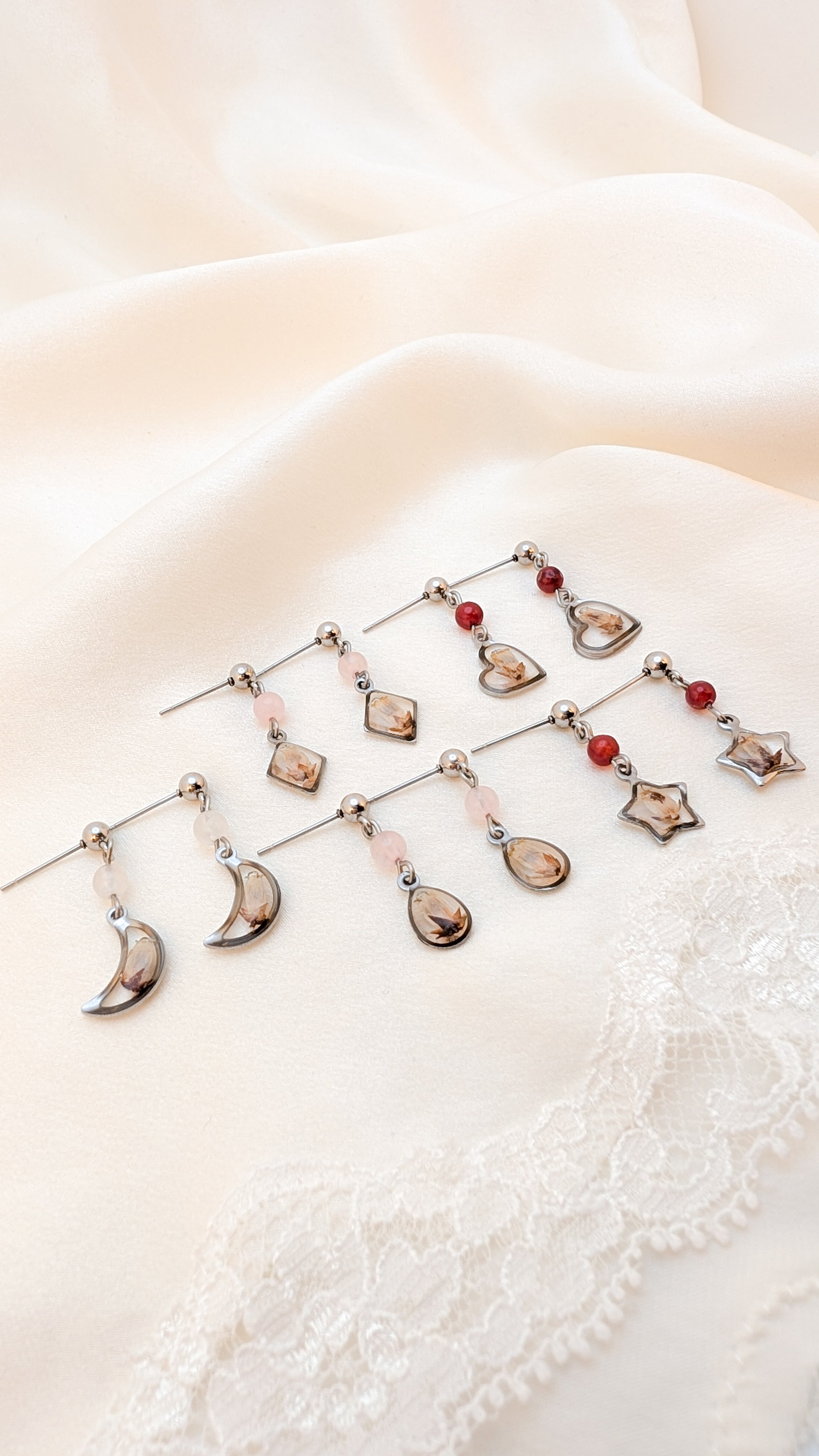 Cassandra Earrings - Silver