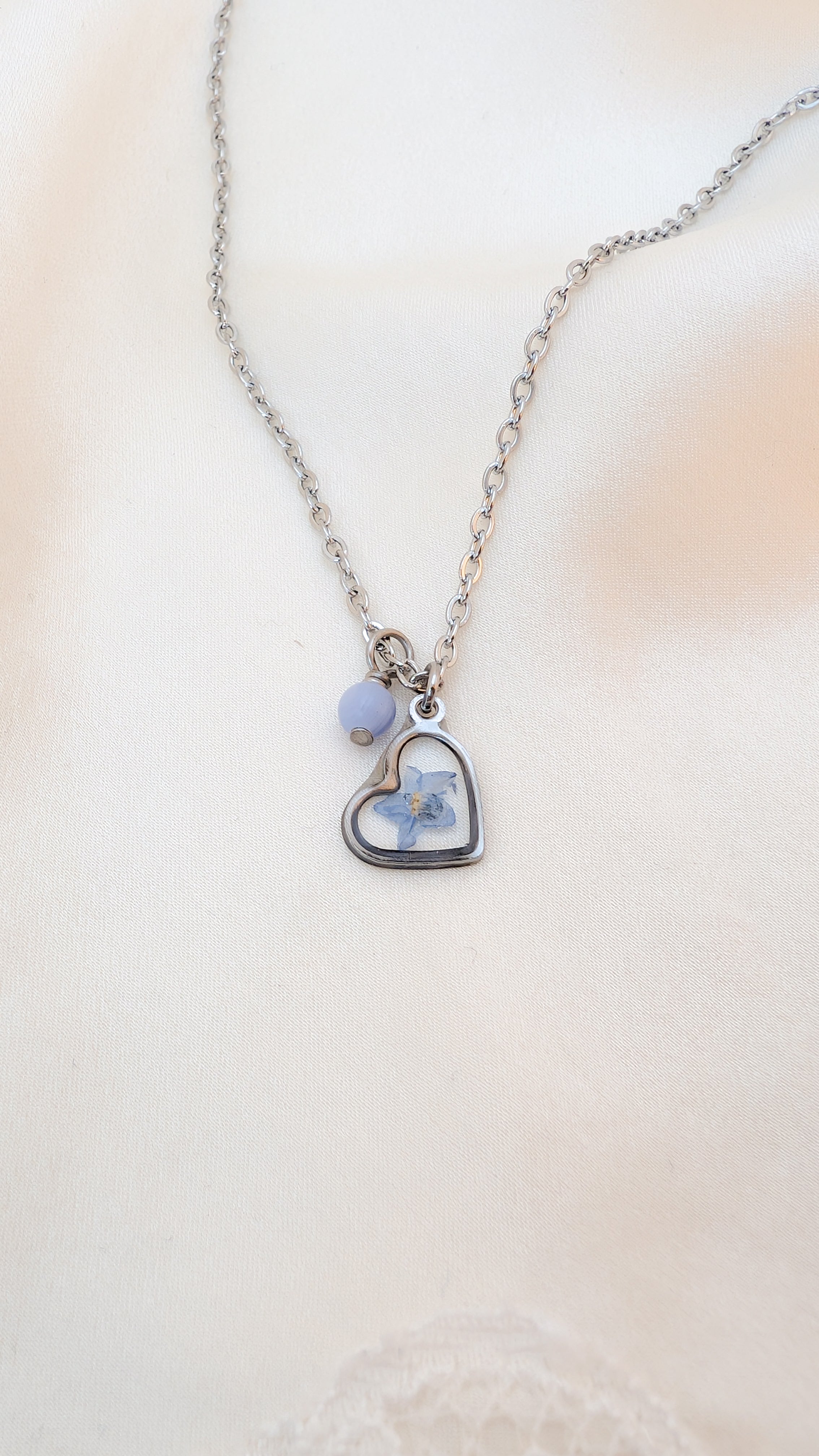 Forget-Me-Not Necklace - Silver