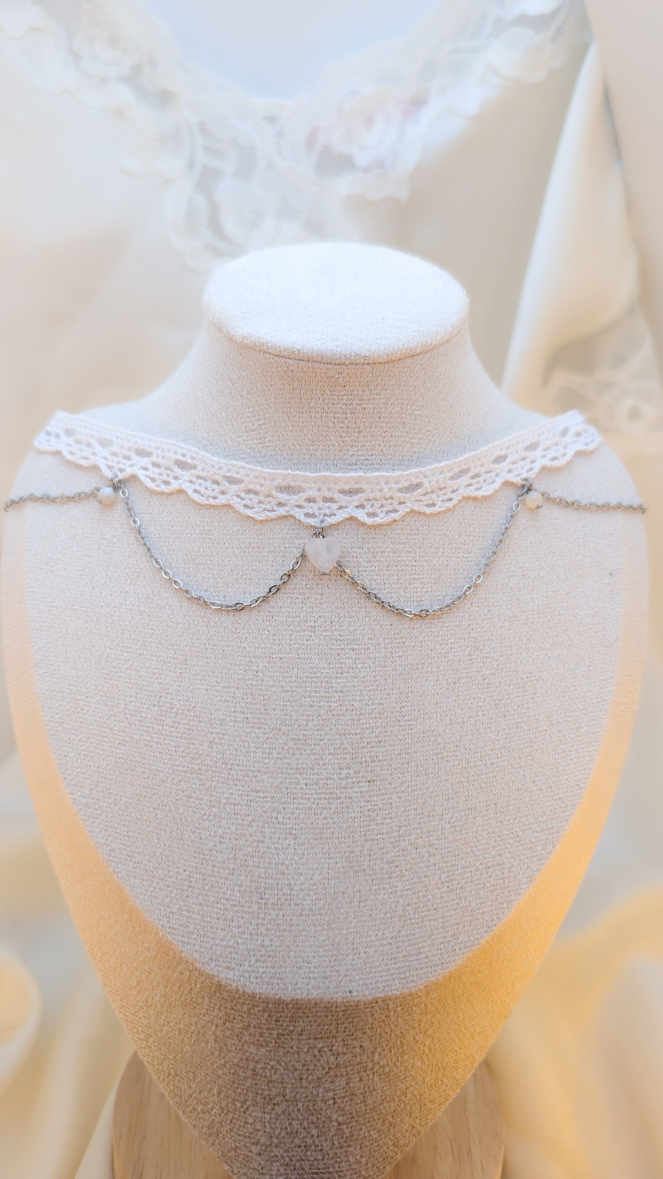 Heart of Quartz Choker