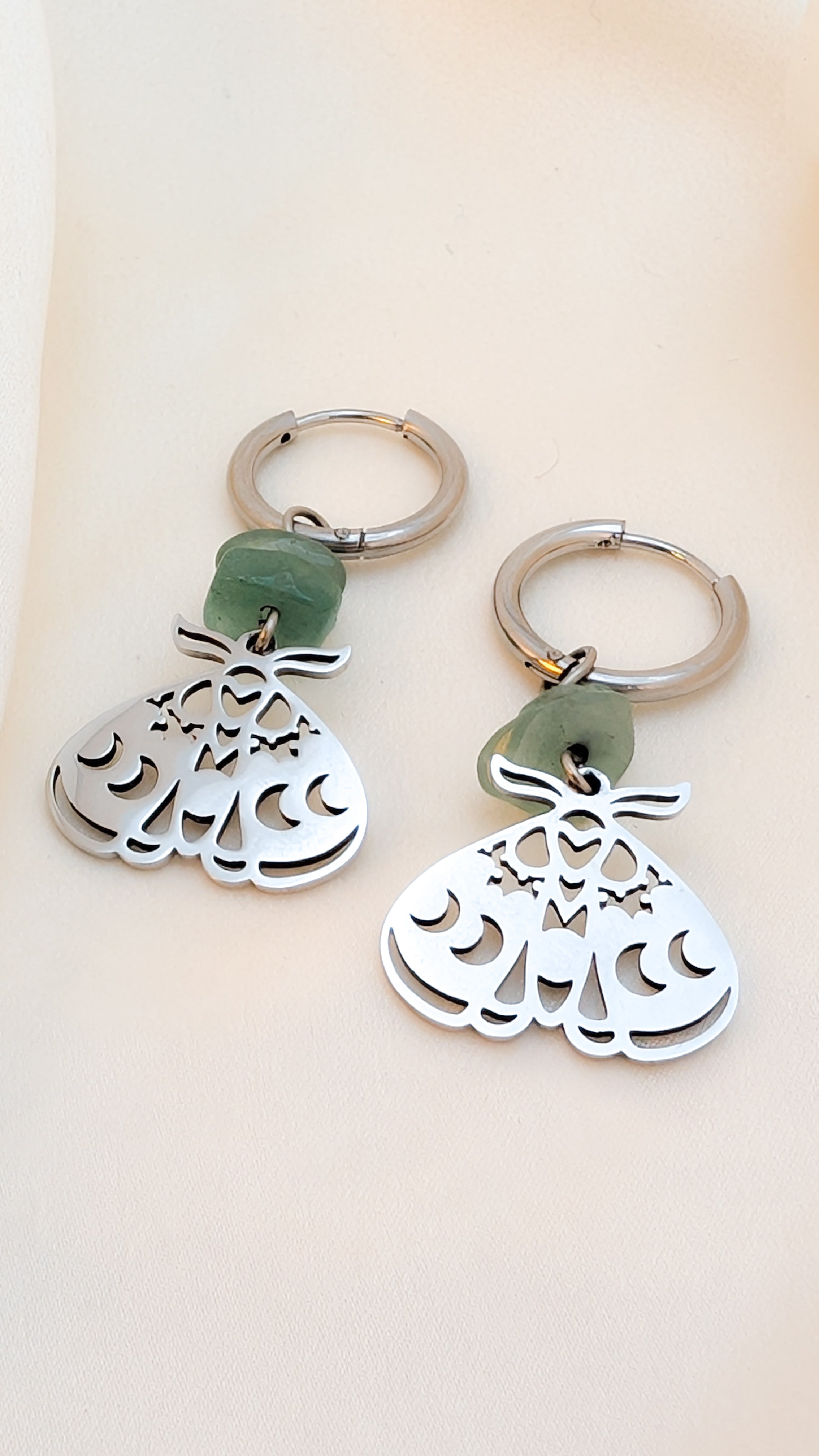 Moth of the Moon Earrings