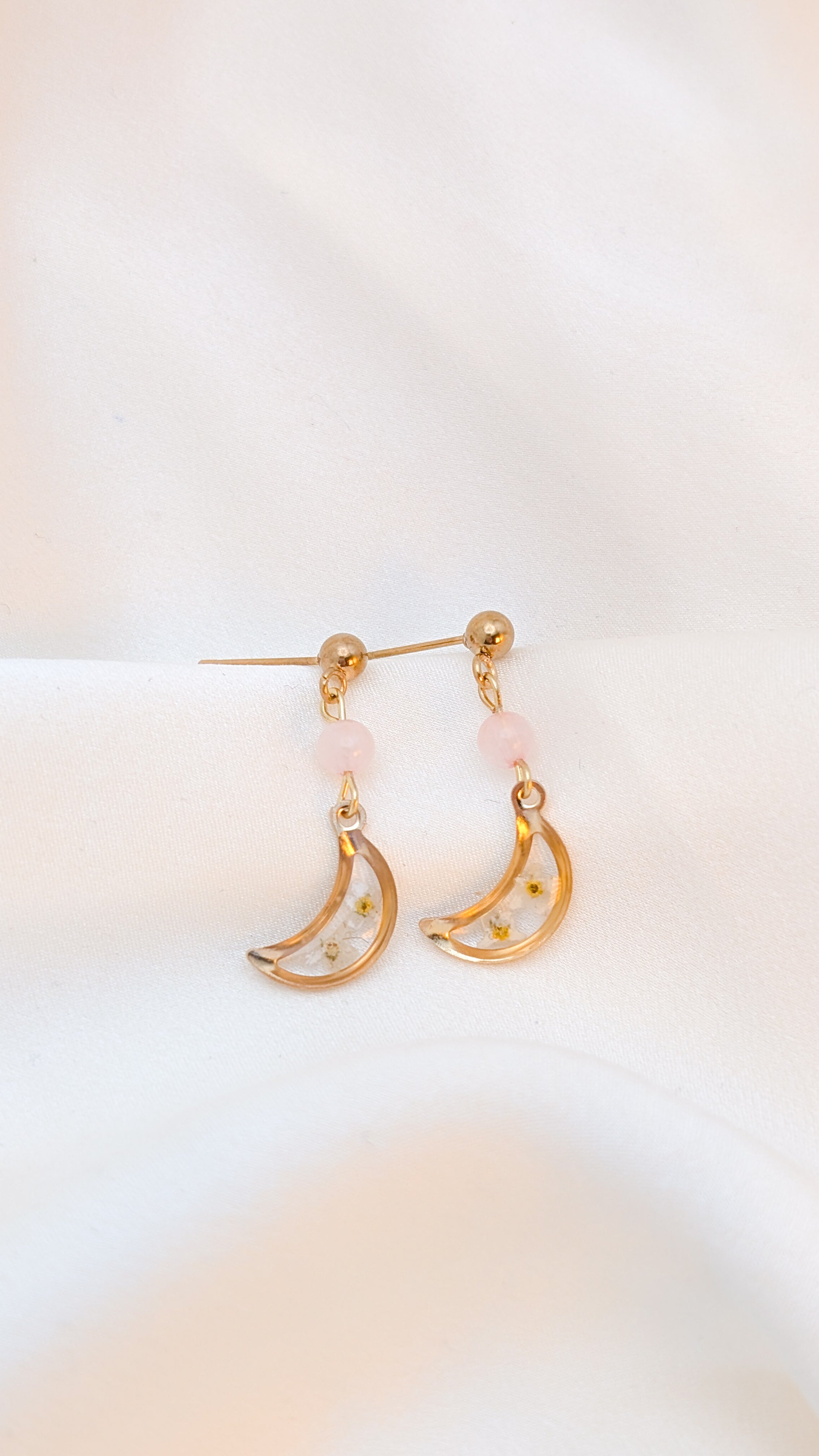 Forget-me-not earrings - Gold