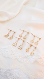 Boucles d'oreilles Myosotis - Or